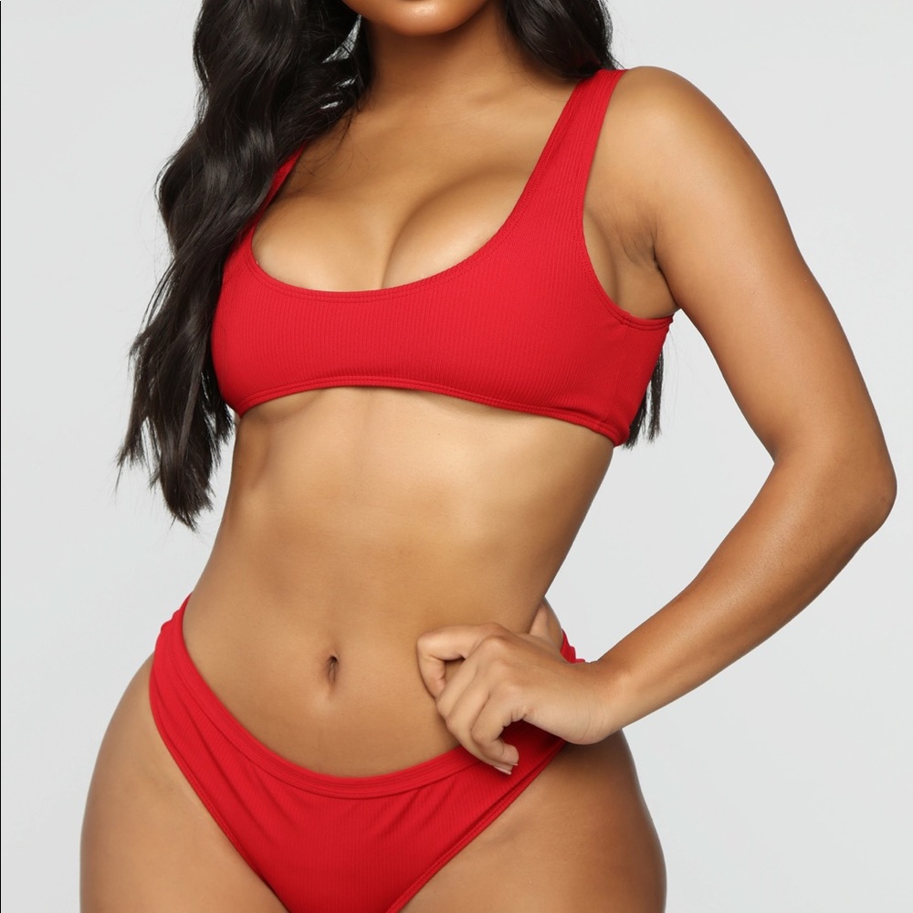 Red bikini